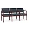 Lesro Lenox 3 Seat Tandem Seating W/ Arms, 65 in W 26 in L 31.5 in H LW3103 - alternate 1